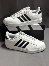 New adidas Grand Court 2.0 Women  s Sneakers Shoes GW9214 White / Black - US 7.5