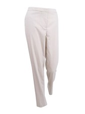 Tommy Hilfiger Women's Straight-Leg Trousers 8, Tan