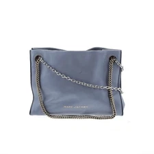 Marc Jacobs Light Blue Chain Shoulder “The large Dual” Bag