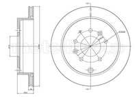 2X Metelli Bremsscheibe 23-1730C FüR Mazda