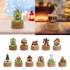 Music Box Musical Figurine Anniversary Cute Crafts Tabletop Ornament