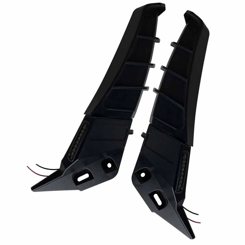 Регулируемые крылатые зеркала заднего вида со светодиодным поворотом для Honda CBR500R CBR250R CBR300R - Изображение 4 из 4