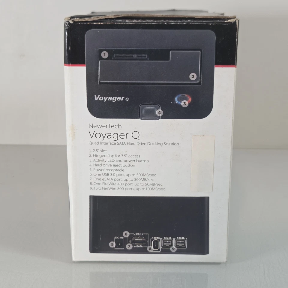Newertech Voyager Q SATA Drive Dock Docking Station External HD technology - Image 3 of 4