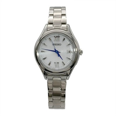 Seiko Selection Solar Womens Wristwatch 27mm Stainless Steel wrist 17cm