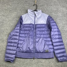 Nike Jacket Kids Large 11-13 Purple Down Puffer 800 Fill Colorblock 543737-499
