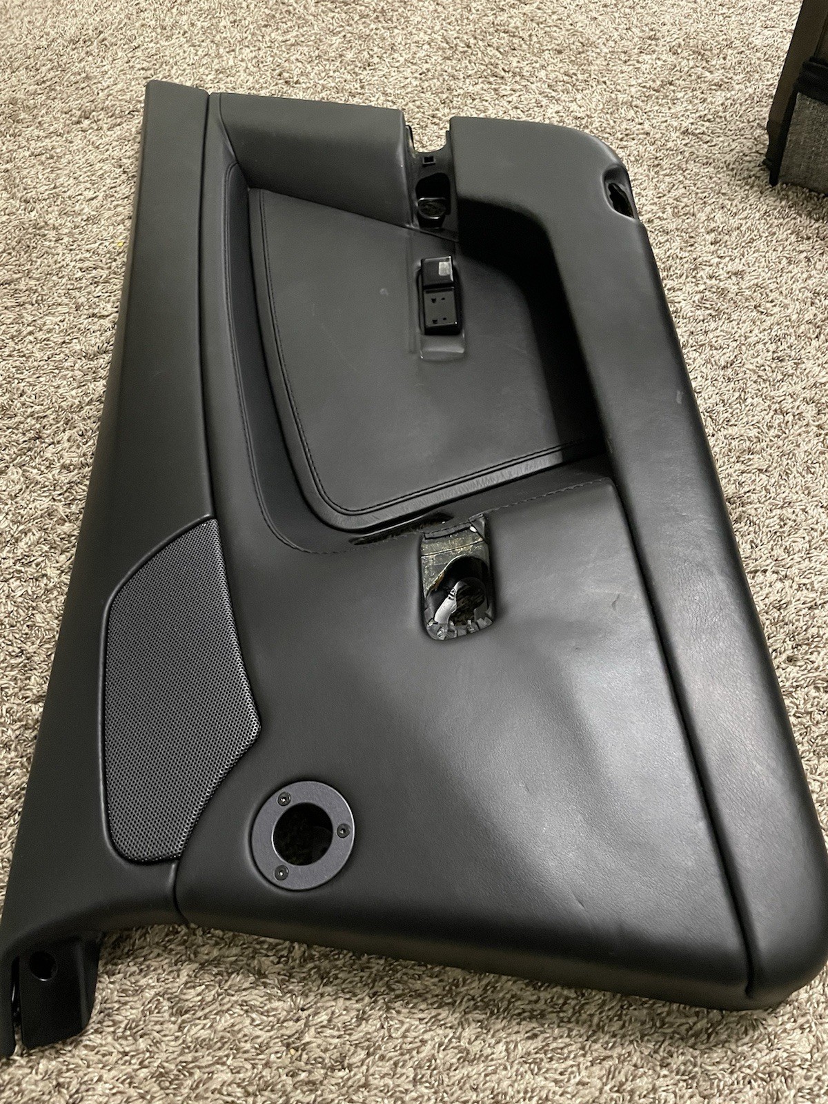 06-16 Aston Martin Vantage Black Passenger Right Door Trim Panel
