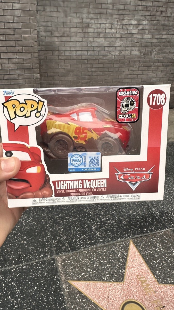 Disney Cars Funko Pop Lightning McQueen Exclusive # 1708 CCXP MX