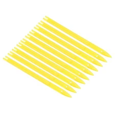 20pcs Netting Needle Shuttles 1# Plastic Fishing Net Repair Mending Tool, Yellow