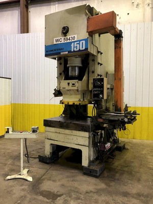 150 TON KOMATSU OBS GAP FRAME PRESS, 7.87