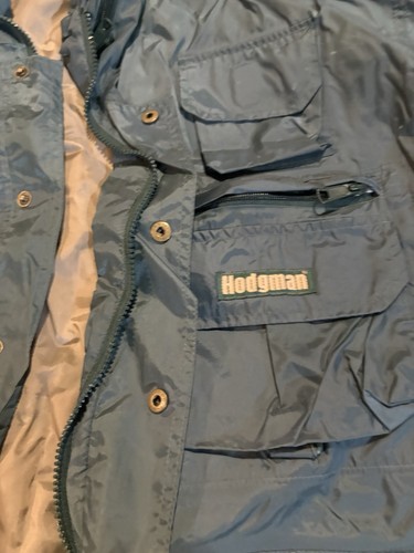 Vintage Hodgman Mens Lakestream Wading Jacket Hooded Fishing Hunting Outdoor L - Picture 18 of 18