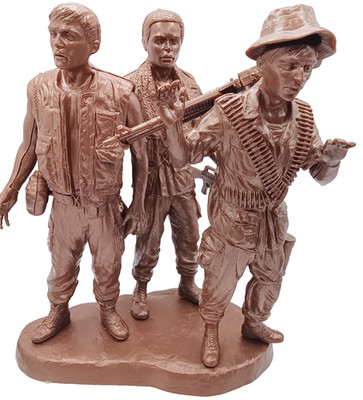Monogram Am. Courage Series 3 Fighting Men Vietnam Memorial Model 1984 No Box