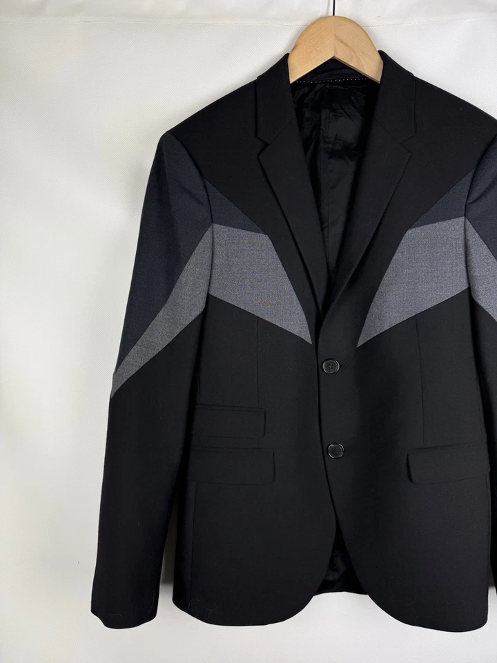 Neil Barrett Men’s Wool Blazer Jacket Size US 36 / EU 46 Slim Fit - Image 2 of 4