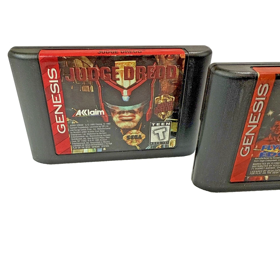 Sega Genesis 3 Game Lot: WWF Royal Rumble, Judge Dredd, Batman Forever -  Tested - Image 2 of 4