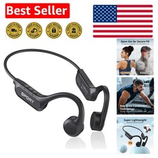 Bluetooth 5.4 Bone Conduction Headphones - 10Hrs Playtime, Waterproof Design