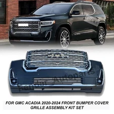 Complete Front Bumper Cover Assembly Kit For 2020-2024 GMC Acadia
