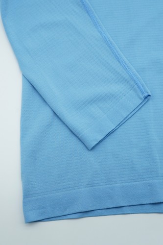 Lululemon Metal Vent Tech Long Sleeve Tshirt Sky Blue Mens Medium Slim Fit - Picture 4 of 9