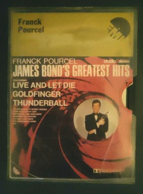 Frank Pourcel James Bond's Greatest Hits Rare 8 Track EMI 1973 Stereo VG
