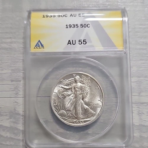 1935-P Liberty Walking Half Dollar — photo from the most recent tracked eBay sale