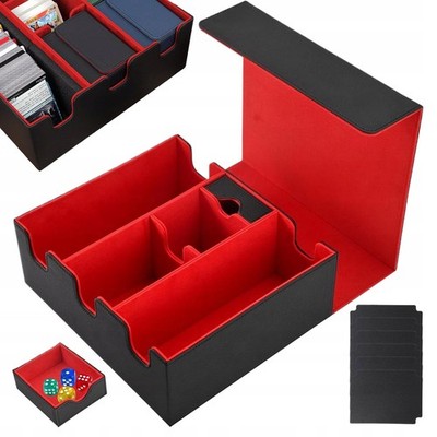 Commander Deck Box Sammelkartenbox Aufbewahrungsbox für 1200+ Karten Deck Box DE