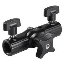 180 Adjustable Universal Swivel Adapter Light Stand Crossbar Connector Studio