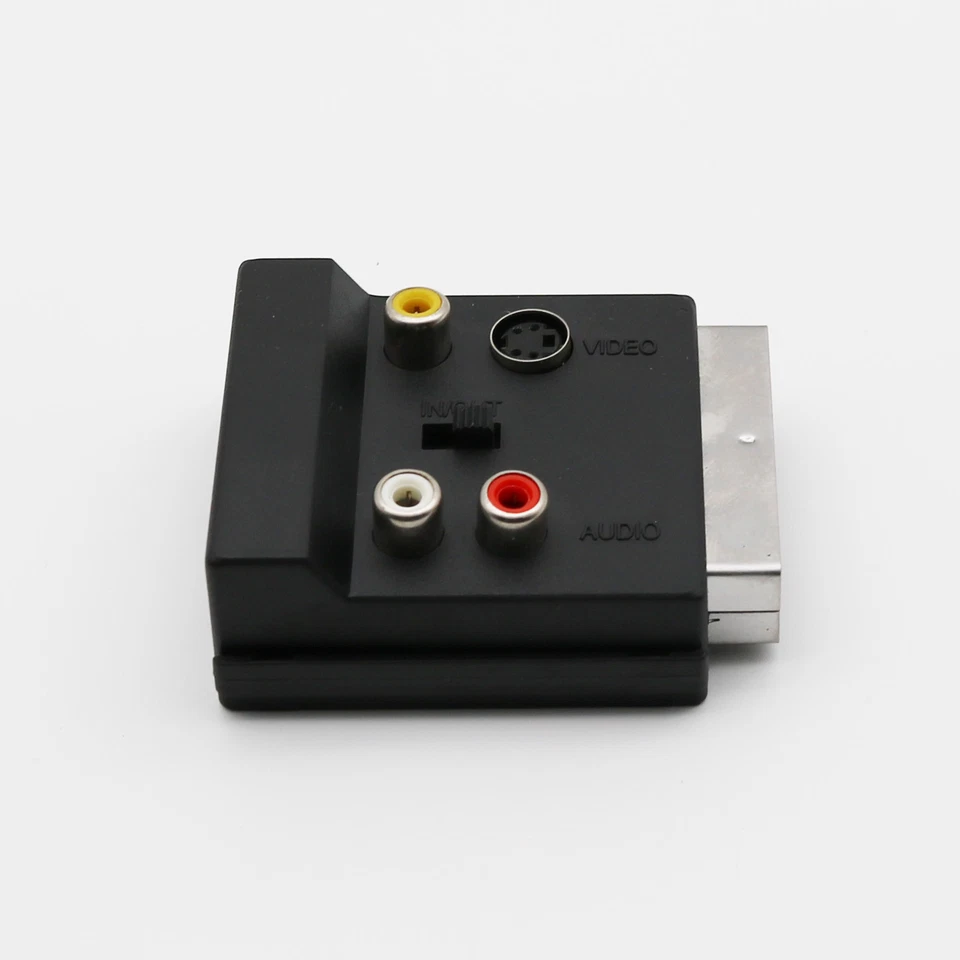 1x Switchable SCART Male to Female with S-Video 3 RCA Audio SCART Adapter - Image 3 of 4