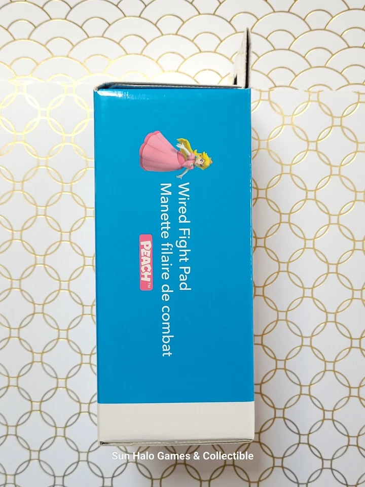 NEW Princess Peach Wired Fight Pad Nintendo Wii/Wii U PDP Controller Sealed - Image 4 of 4