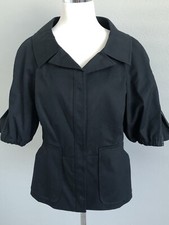 **48** PRADA hiden buttons Dress Jacket Blouse Shirt Top Tunic made in ITALY