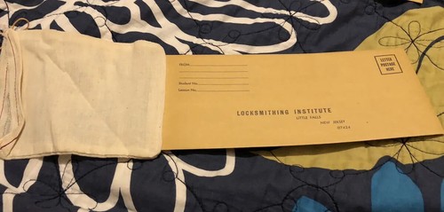 Lot Of 9 Locksmithing Institute Little Falls New Jersey Student Envelopes