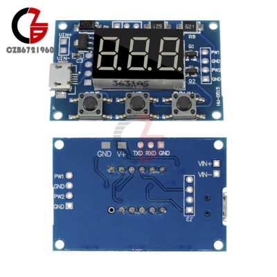 2CH Independent PWM Generator Duty Cycle Pulse Frequency LED Digital Tube Module
