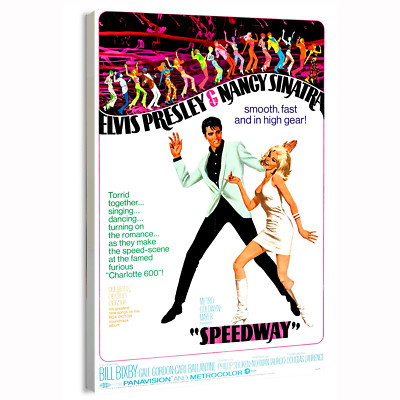 1968 Speedway Elvis Presley, Nancy Sinatra (MGM) Movie Poster or Canvas Home