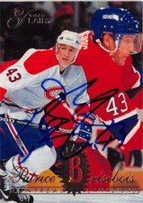 Patrice Brisbois autographed Hockey Card Montreal Canadiens 1994 Fleer Flair #85