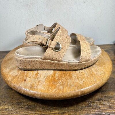Vionic sandals Louise cork flatform orthopedic arch support Shoes Women s Size 8