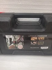 Jeopace 21V Cordless Handheld Chain Saw, Charger, Battery, Gloves, Glasses