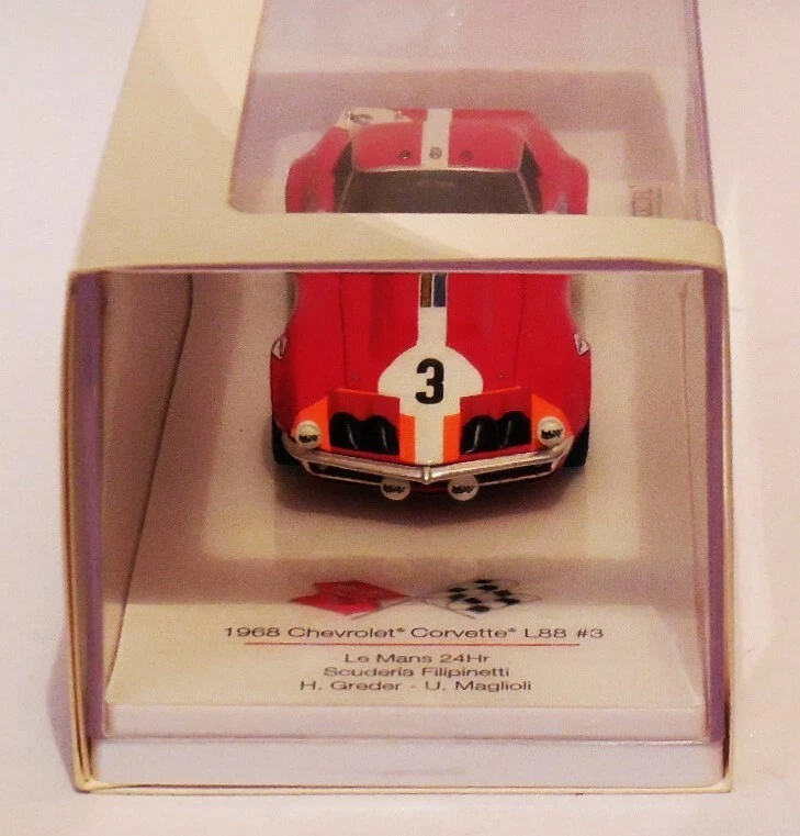 1/43 TSM 124320 Chevrolet Corvette L88 # 3 Maglioli / Greder 1968 Le Mans 24 Hr - Image 2 of 3
