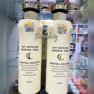 Lait Selfie 24hr Booster Tone Body lotion  With Collagen.  100% AUTHENTIC 500ml