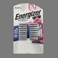 NEW - AAA Energizer Batteries 18-Pack Expiration Date 12/2040