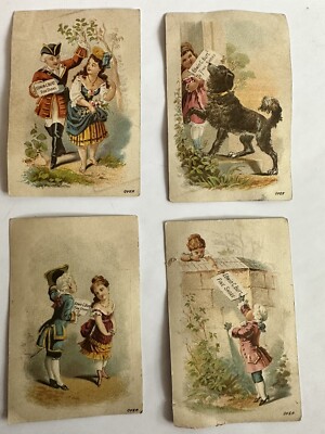 Victorian trade cards (4) Eben Beane Providence Edwin Burt Shoes 1879-80 B-1