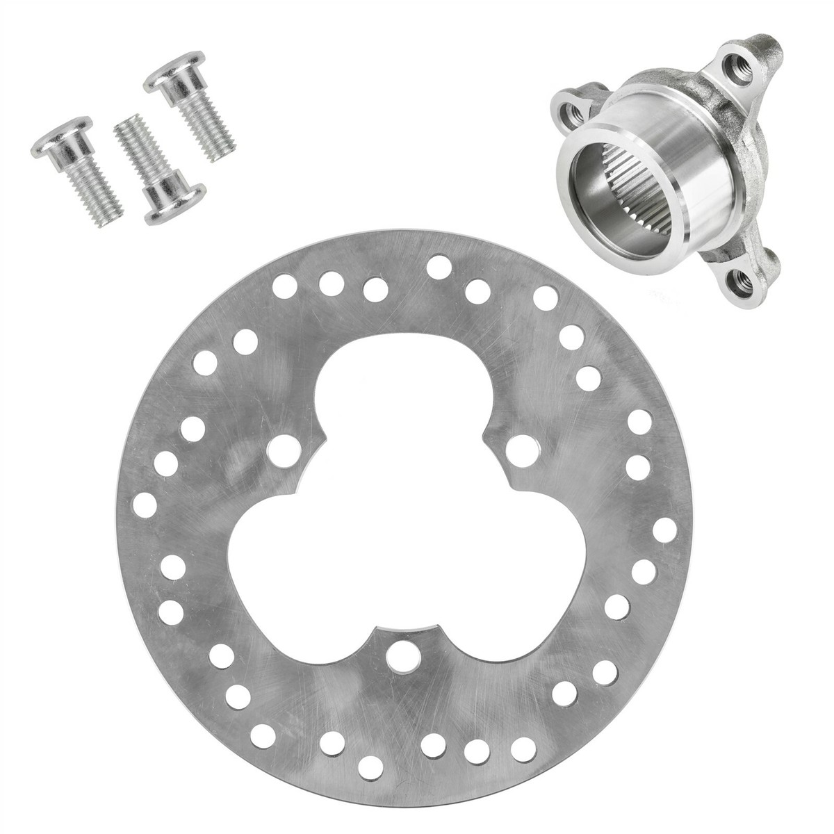 Rear Brake Disc Rotor w/ Hub Flange fits Honda TRX450R Kick Start