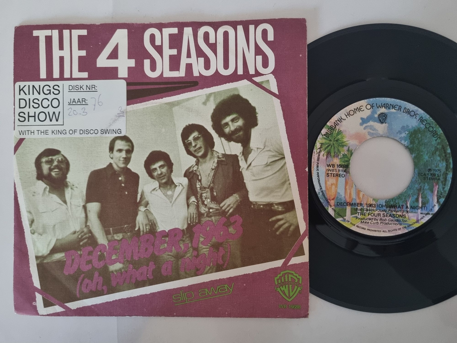 The Four Seasons - December, 1963 (Oh, What A Night) 7'' Vinyl Holland