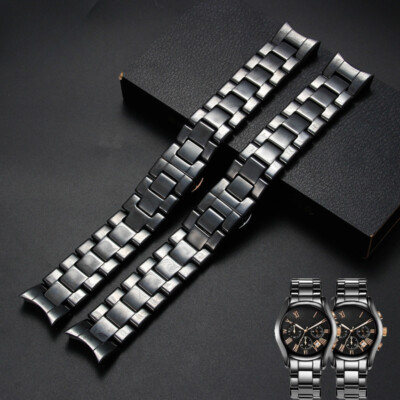 Quality Glossy Ceramic Watch Band Strap for Armani AR1400 1403 1410 1416 1446