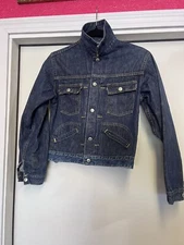 1960s J.C. PENNEY PENNEY’S FOREMOST SELVEDGE DENIM JEAN JACKET ADULT Extra small