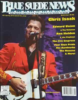 BLUE SUEDE NEWS magazine 97 NEW - Chris Isaak, Edward Union, Ron Holden, 1950s