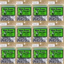 (12) Packs Water Gremlin Bullet Shaped 1/16 Oz Split-Shot Bull-Shot Sinkers New