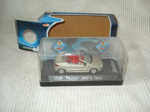 VOITURE SOLIDO PEUGEOT 205 Rallye Pts Tour De Corse 1990 Bleu 1:18 Neuf