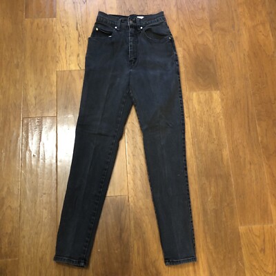 Vintage Womens Levis jeans Orange Tag 57912-3660 Size 3 Black Hong