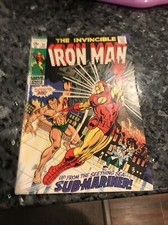 Invincible Iron Man #25 (1970) Namor The Sub-Mariner Appearance
