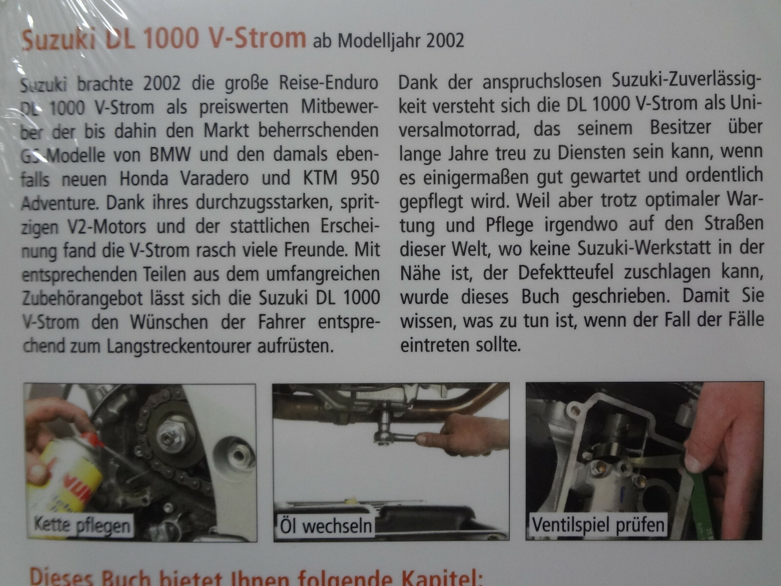 Thumbnail - Reparaturanleitung Wartung Buch Suzuki Dl 1000 Bs11 V-strom Ab 2002