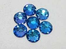 20ss CRYSTAL BERMUDA BLUE maxima FLAT BACK PRECIOSA Rhinestones 72pcs