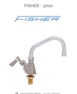 Fisher 3010 Single Deck Kitchen Faucet Lever Handle Ebay
