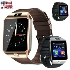 Men Women Smart Watch SIM Camera Sport Wristwatch Bluetooth Bracelet for Android